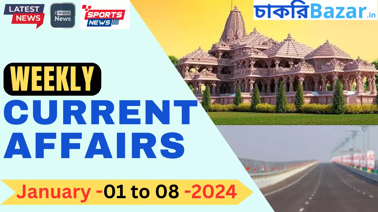 Latest Current Affairs 2024; January 01 to 08​